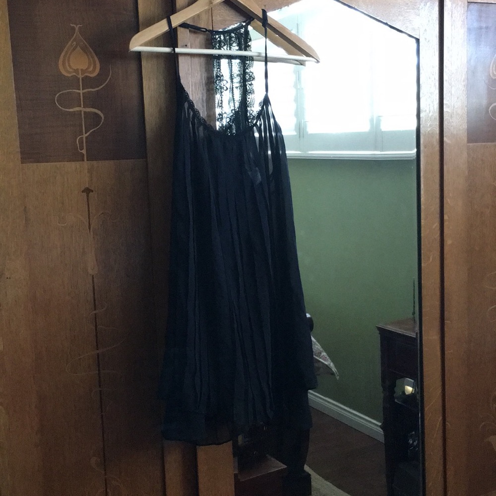 Small lacy black camisole